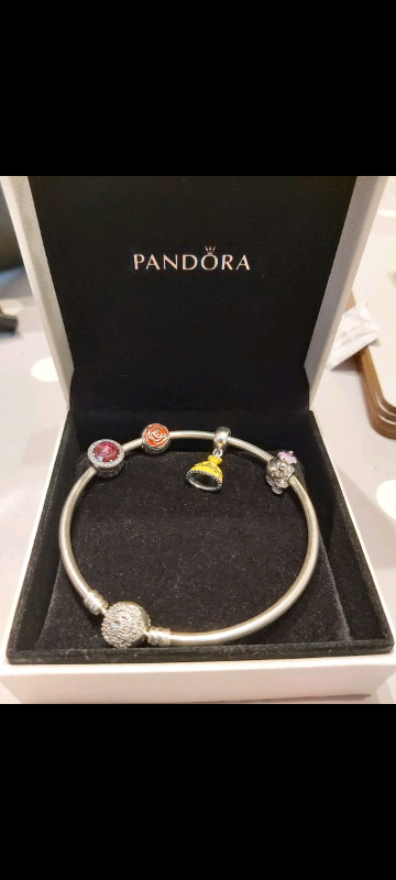 pandora beauty and the beast bangle